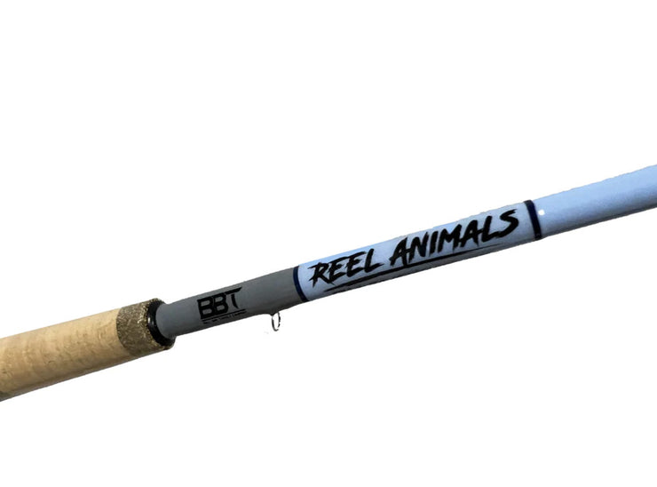 Bull Bay Reel Animals Signature Series: ICE BLUE (7’2” 8-17#)