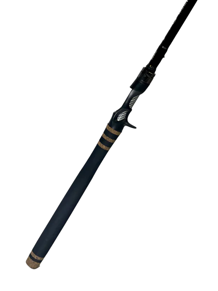 Bull Bay LMG Baitcasting Rod (7’2 12-25# H F Full Grip EVA Baitcasting)