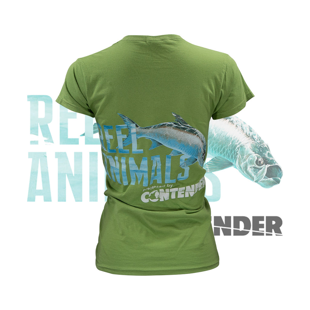 REEL LEGENDS Saltwater NWT Blue Green Fish Scale Print Fishing Shirt XL