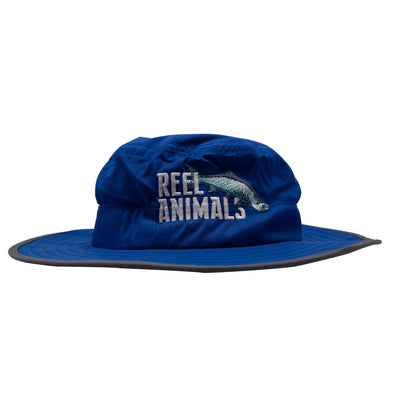 Blue Safari Reel Animals Hat