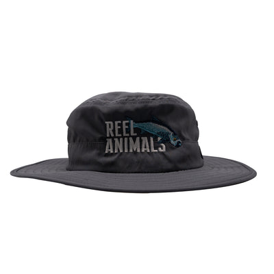 Grey Safari Reel Animals Hat